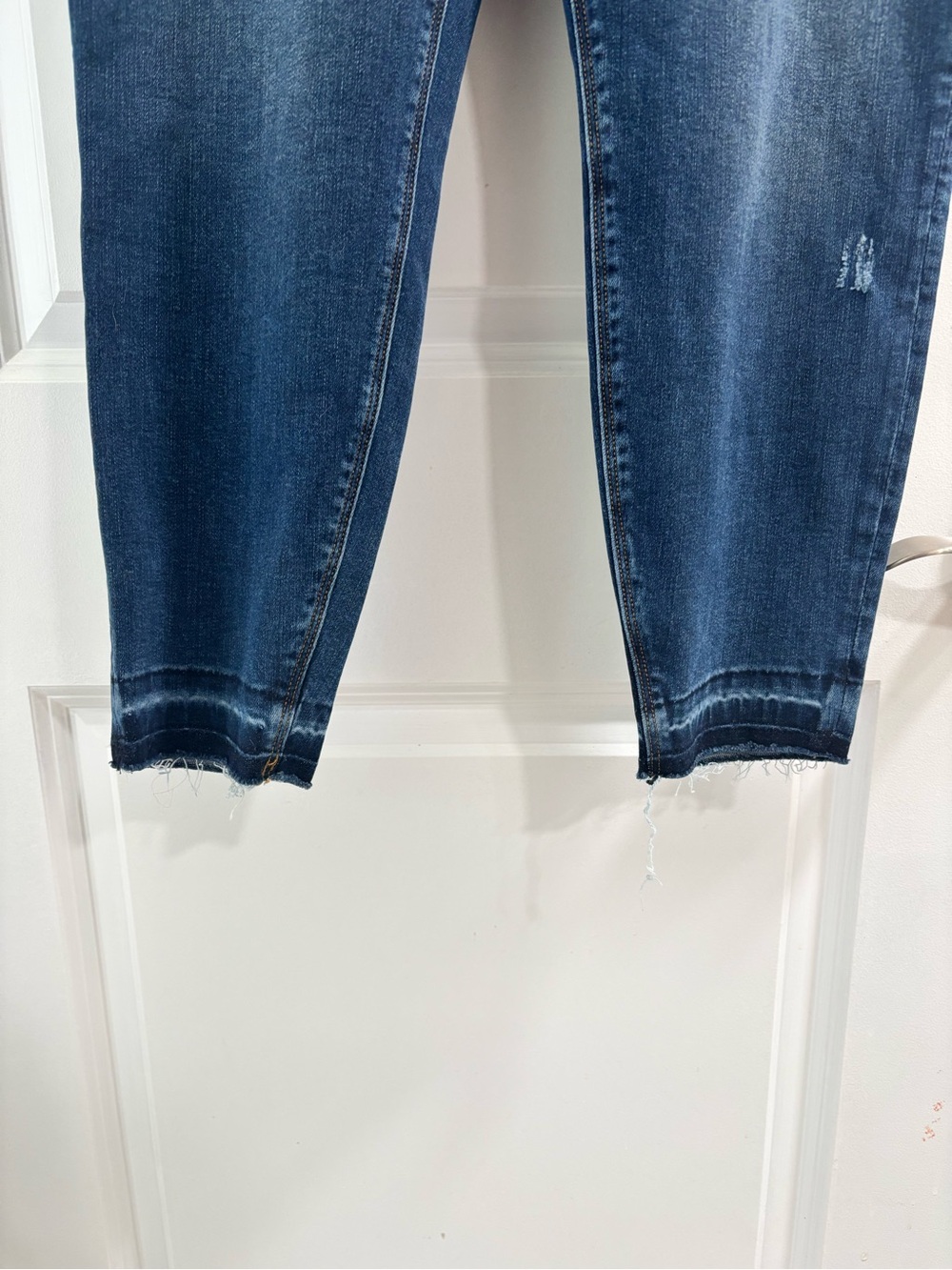 NWT SPANX Dark Wash Blue Jeggings Size 1X - Picture 3 of 10